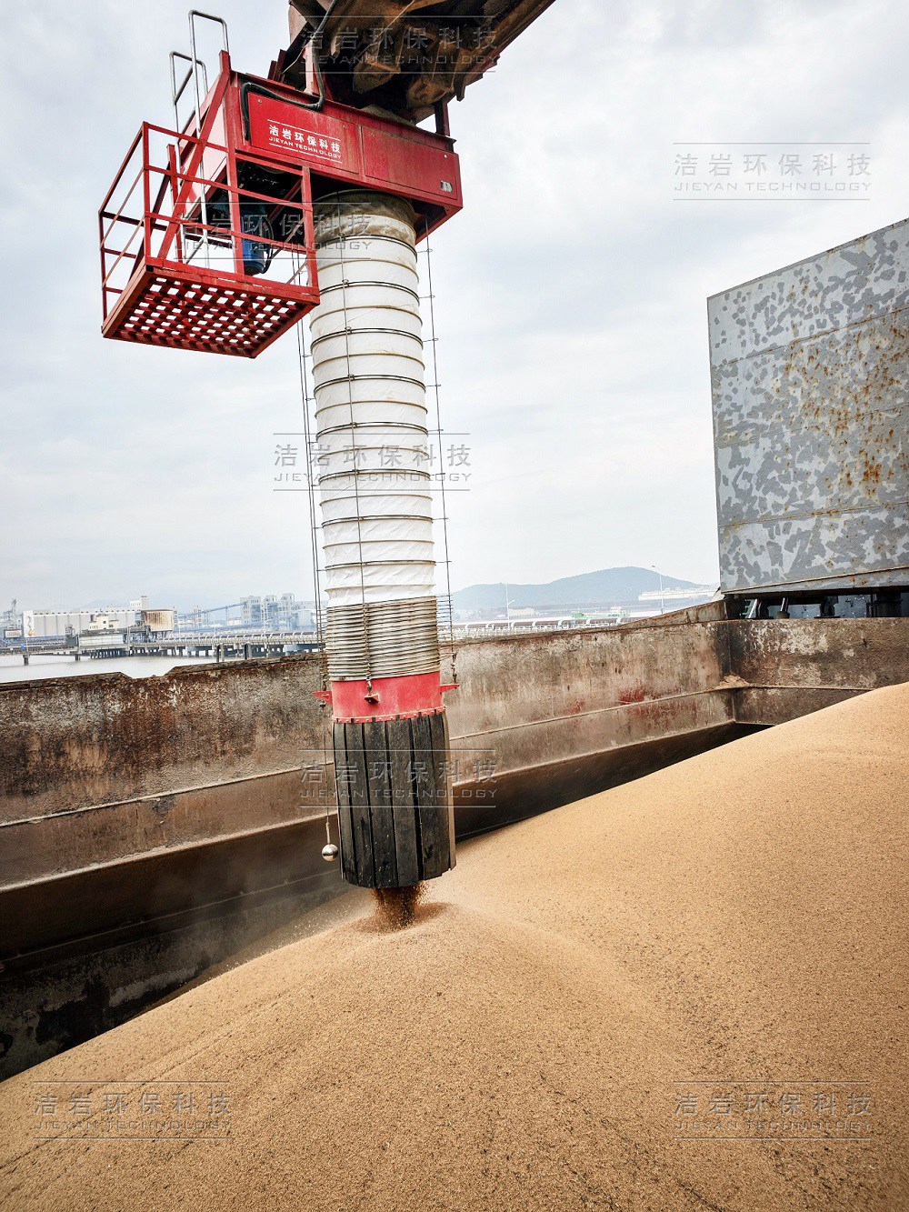 糧食裝卸散裝機,伸縮溜筒