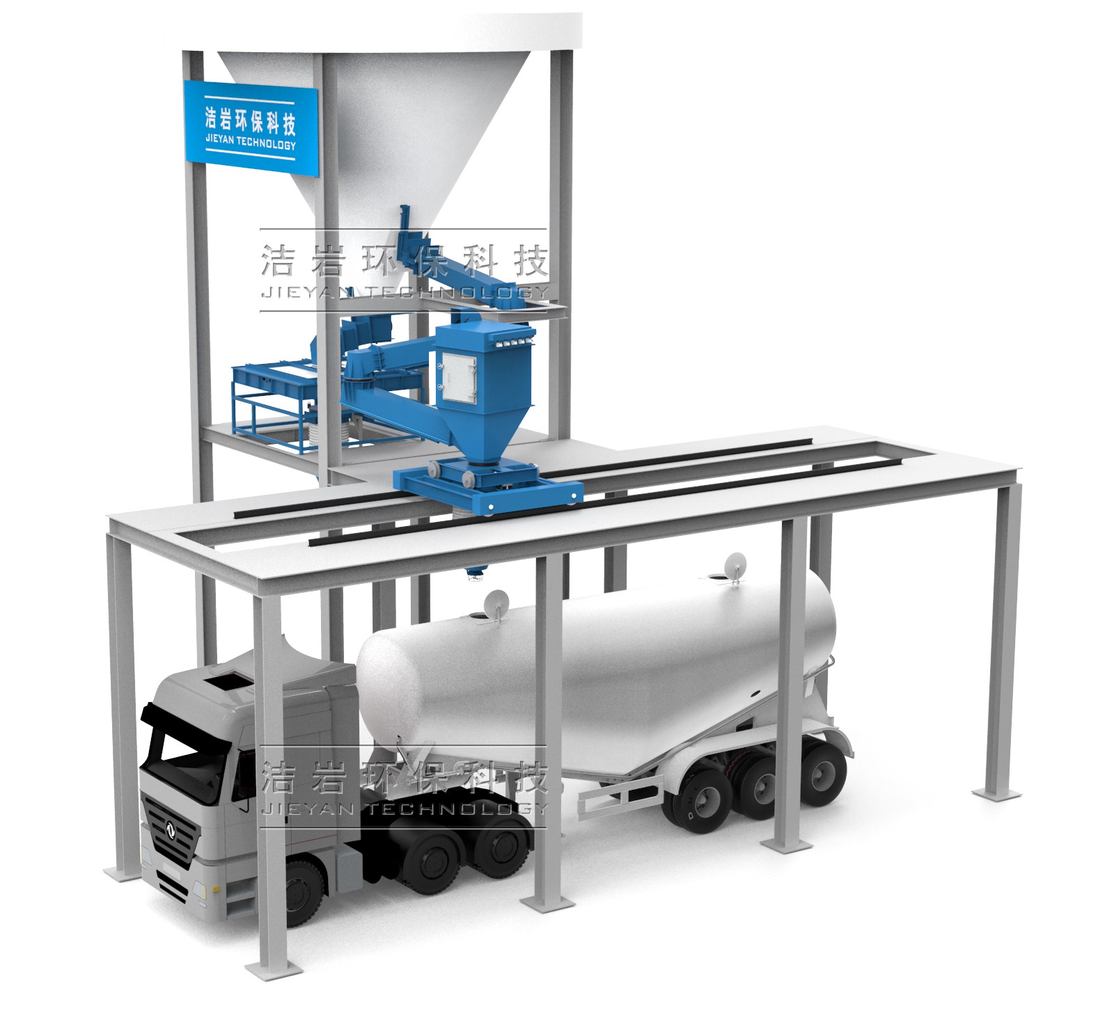 多罐口免移車智能裝車系統