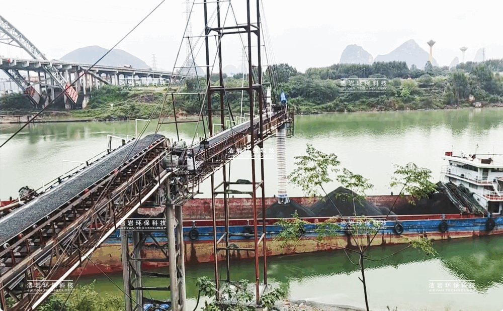 伸縮溜筒,散裝機,港口碼頭,砂石骨料裝船