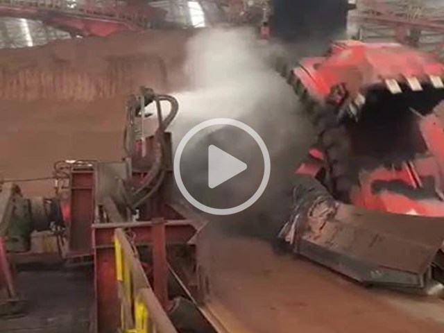 堆取料機斗輪機干霧抑塵