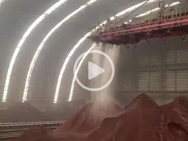 臂式斗輪堆取料機干霧降塵系統